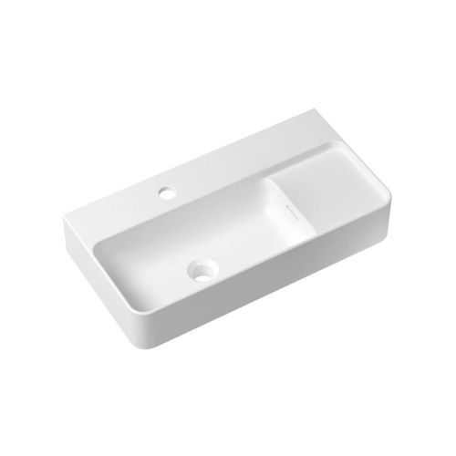 Раковина из сантехнического фарфора Lavinia Boho Bathroom Sink Slim 33311011 60х30 накладная цвет белый 1 отверстие под смеситель - фото 2