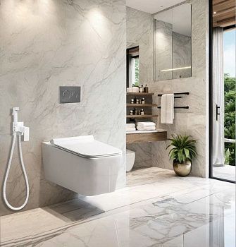 Унитаз подвесной Cerutti SPA CT10583 белый с сиденьем микролифт безободковый смыв торнадо