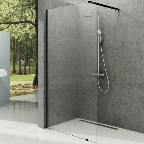 Душевая перегородка Ravak GW9WM0300Z1 140х200 стекло прозрачное профиль черный - фото 2