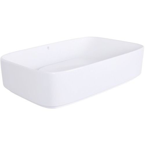 Раковина из сантехнического фарфора Orange B07-600W 60х40 накладная цвет белый - фото 3