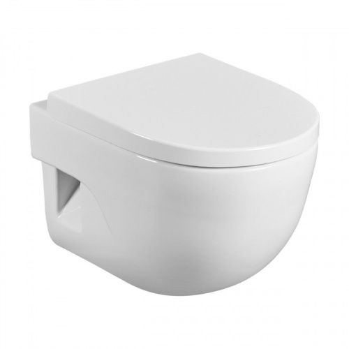 Чаша унитаза подвесная Roca Meridian 7346248000 цвет белый без сиденья смыв торнадо - фото 4