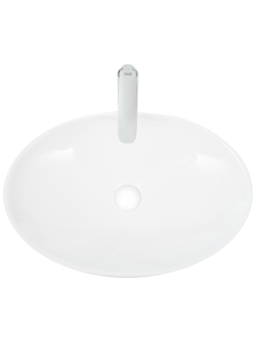 Раковина из сантехнического фаянса WeltWasser WW SK 10000004564 40 см накладная цвет белый 1 отверстие под смеситель - фото 3