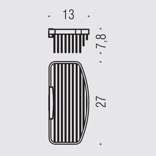 Полка Colombo Angolari B9646.CR - фото 2