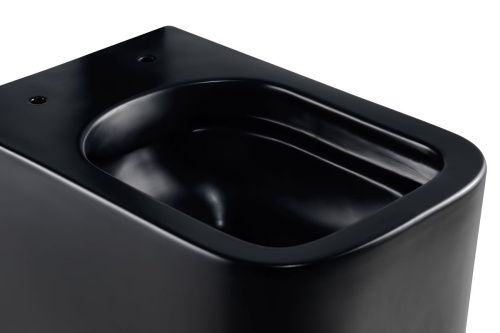 Унитаз подвесной Vincea Ultra VT1-32MB черный с сиденьем микролифт безободковый душевой смыв - фото 5