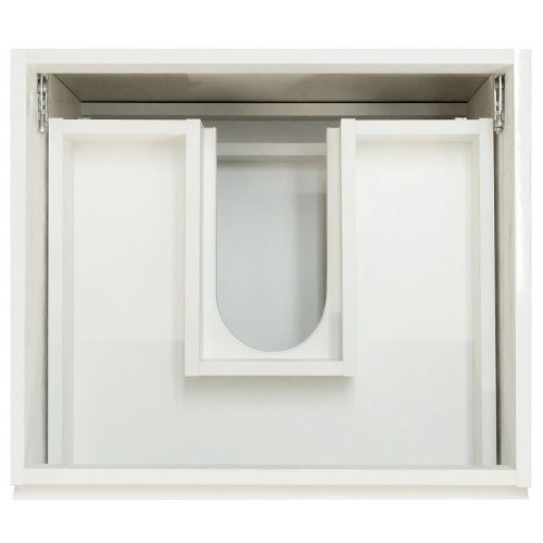 Тумба с раковиной Эстет Dallas Luxe 110 ФР-00002019 40х50 напольная цвет белый - фото 4