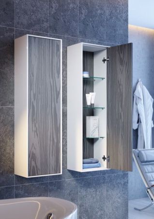 Шкаф-пенал Aqwella Y GEN0535MG 40х120 подвесной цвет белый