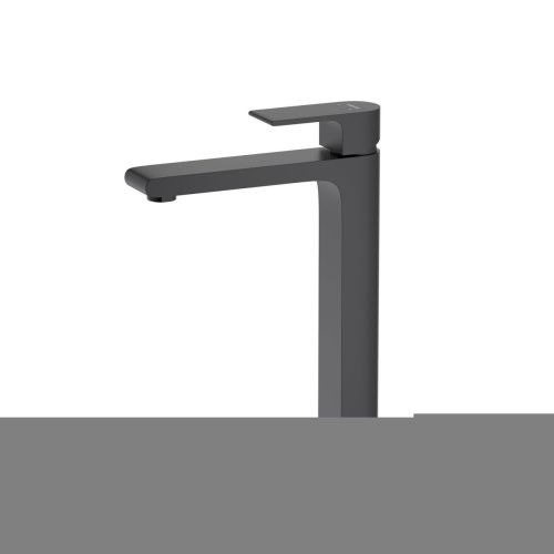 Смеситель Aquatek ЛИРА AQ1404MB на раковину черный