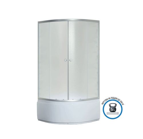 Душевой уголок Niagara Eco _0061422 90х90 стекло матовое профиль хром с поддоном