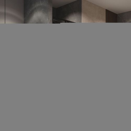 Душевая дверь Niagara Nova NG-85-10TB 100х195 стекло тонированное профиль черный - фото 5