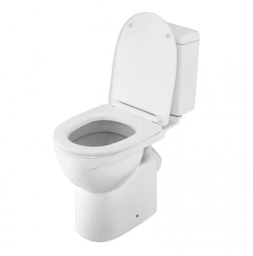Унитаз-компакт напольный с бачком Santek Юнион 1WH302420 белый с сиденьем микролифт каскадный смыв - фото 3