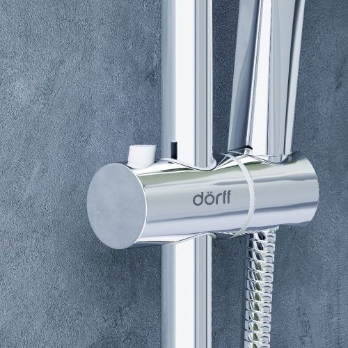 Душевая стойка Dorff Norma D0712000 настенная цвет хром/серый - фото 5
