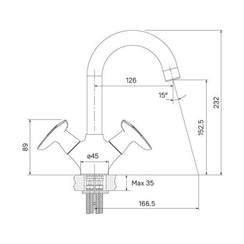 Смеситель IDDIS Copter COPSB00i01 на раковину хром - фото 5
