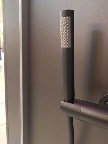 Смеситель для душа AltroBagno Unione AltroBagnoUnione030603MB настенный черный - фото 5