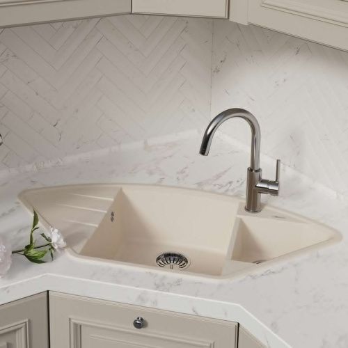 Кухонная мойка LeMark Irkana 980 9910048 100х50 цвет бежевый поверхность матовая - фото 3