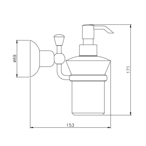 Дозатор Nicolazzi Accessori Classica C1489CR - фото 2