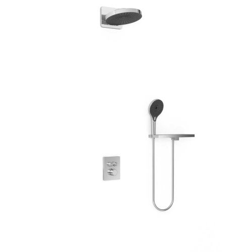 Душевая система Vincea Inspire VSFW-3I21MT1RCH встраиваемая в стену цвет хром с термостатом - фото 2