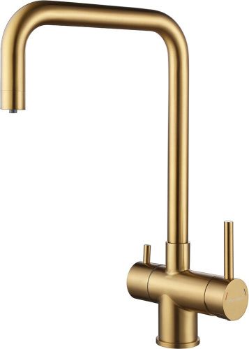 Смеситель для кухни Paulmark WETTER We213030-BG на мойку золото