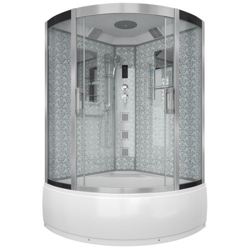 Душевая кабина Niagara Luxe 7744W 120х120 четверть круга с крышей ориентация универсальная