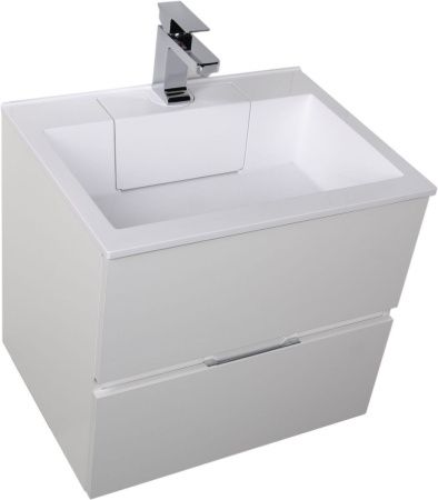 Тумба под раковину Aquanet Алвита 00184301 60х40 подвесная цвет белый