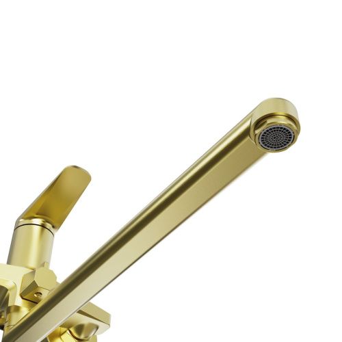 Смеситель для ванны Tokito KIN TOK-KIN-1015 настенный золото - фото 5