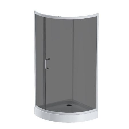 Душевой уголок Am.Pm Like W83G-315-090CG64 90х90 стекло тонированное профиль хром без поддона