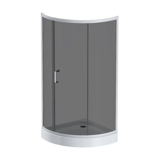 Душевой уголок Am.Pm Like W83G-315-090CG64 90х90 стекло тонированное профиль хром без поддона - фото 2