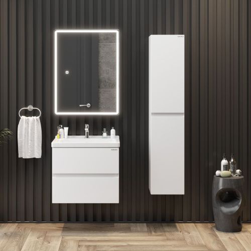 Зеркало-шкаф Onika Орби 206087 60х80 подвесной цвет белый - фото 4