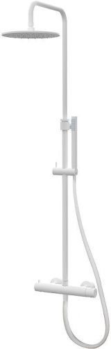 Душевая стойка Paffoni Birillo ZCOL638LIQBO настенная цвет белый с термостатом