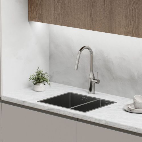 Смеситель для кухни Sancos Grand SC4002BNG на мойку нержавеющая сталь - фото 2