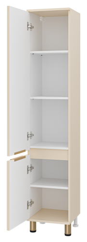 Шкаф-пенал Brevita Enfida ENF-05035-030L 40х170 подвесной цвет бежевый - фото 4