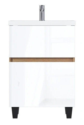 Тумба под раковину 1MarKa Aris Ц0000035778 60х40 цвет белый - фото 4