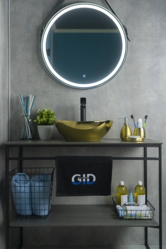 Раковина керамическая Gid Esfera 52229 40х30 накладная цвет белый/золото без отверстий под смеситель - фото 3