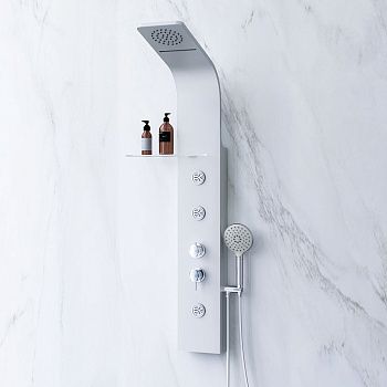 Душевая панель Am.Pm Joy W85P-2-136AW настенная цвет белый