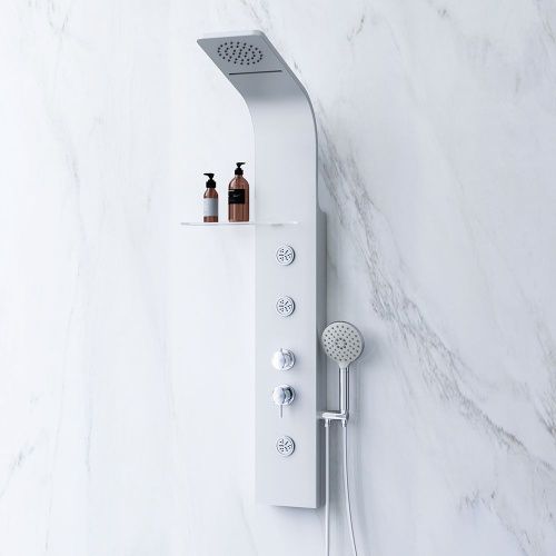 Душевая панель Am.Pm Joy W85P-2-136AW настенная цвет белый