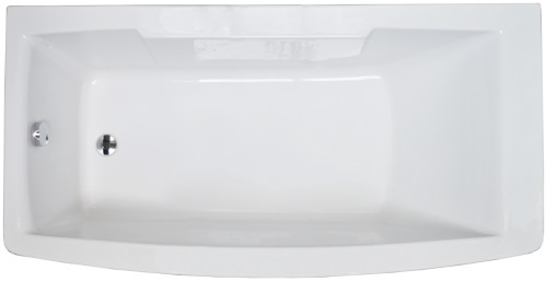 Ванна акриловая Royal Bath FATO RB326100 170х85 пристенная асимметричная без каркаса