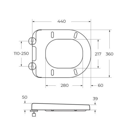 Крышка сиденье для унитаза BelBagno  BB865SC