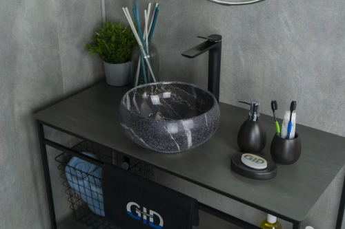 Раковина керамическая Gid Esfera 54432 30х30 накладная цвет многоцветный без отверстий под смеситель - фото 5