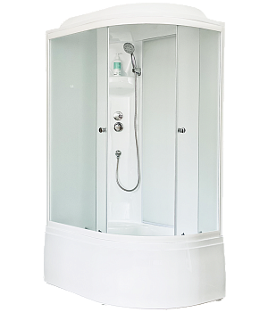 Душевая кабина Royal Bath BK RB8120BK4-MM-L 120х80 асимметричная с крышей ориентация левая