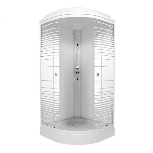 Душевая кабина Тритон Полосы Щ0000061842 90х90 четверть круга с крышей ориентация универсальная - фото 5