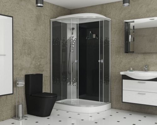 Душевая кабина Niagara Eco 45121453R 120х80 асимметричная с крышей ориентация правая - фото 3