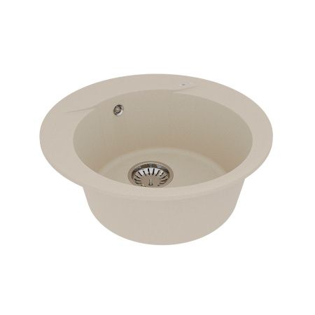 Кухонная мойка LeMark Sula 500 9910002 50х50 цвет бежевый поверхность матовая