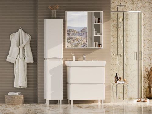 Шкаф-пенал Misty Венера П-Внр05035-01Л 40х180 напольный - фото 5