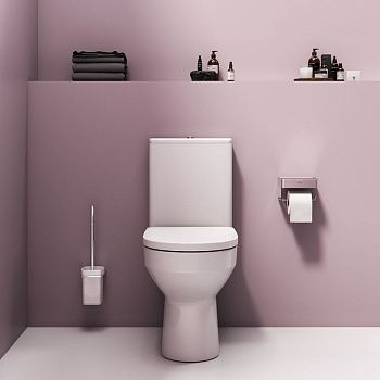 Комплект унитаз-компакт напольный с бачком и аксессуарами для ванной комнаты Am.Pm Spirit CK70DC