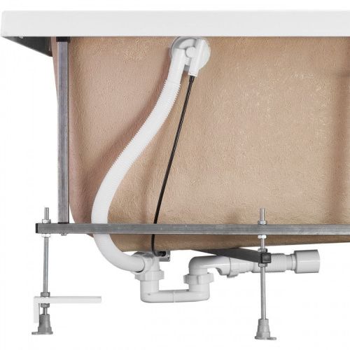 Ванна акриловая Santek Майорка XL 1WH111991 160х95 пристенная асимметричная без каркаса - фото 5