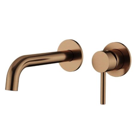 Смеситель для раковины Knotlor ECLIPSE SS-25/RB настенный бронза