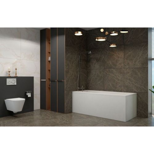 Ванна акриловая Lavinia Boho Rock 37070075 170х75 встраиваемая прямоугольная без каркаса - фото 4