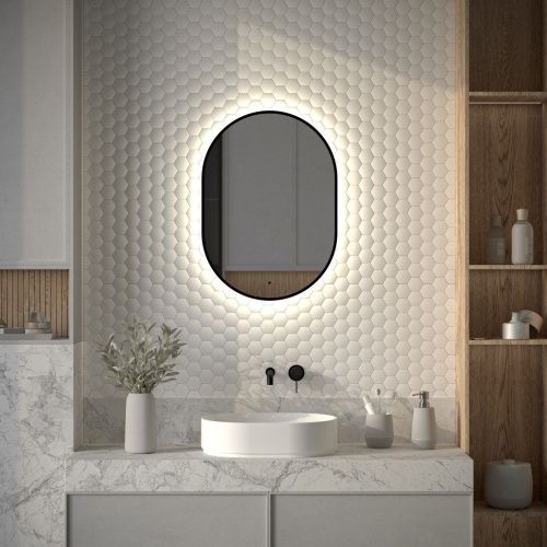 Зеркало с подсветкой Defesto AURA DF 2923R 50х70 подвесное - фото 3