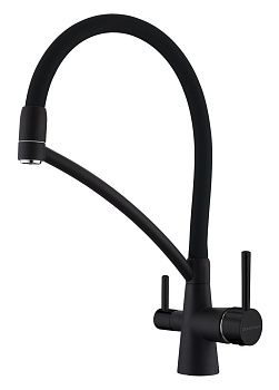 Смеситель для кухни Paulmark SIEGEN Si213111-AN на мойку черный