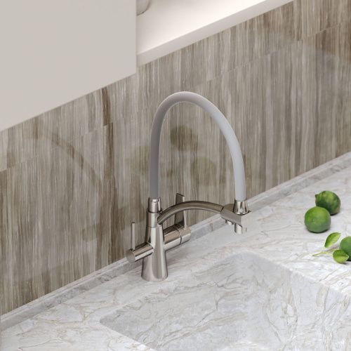 Смеситель для кухни Sancos Eri SC4001BN на мойку никель - фото 3