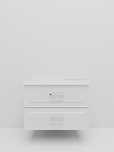 Тумба с раковиной La Fenice Cubo TWIN NFNC-01-CUB-B-90-2-3-90-2L 90х50 подвесная цвет белый - фото 4